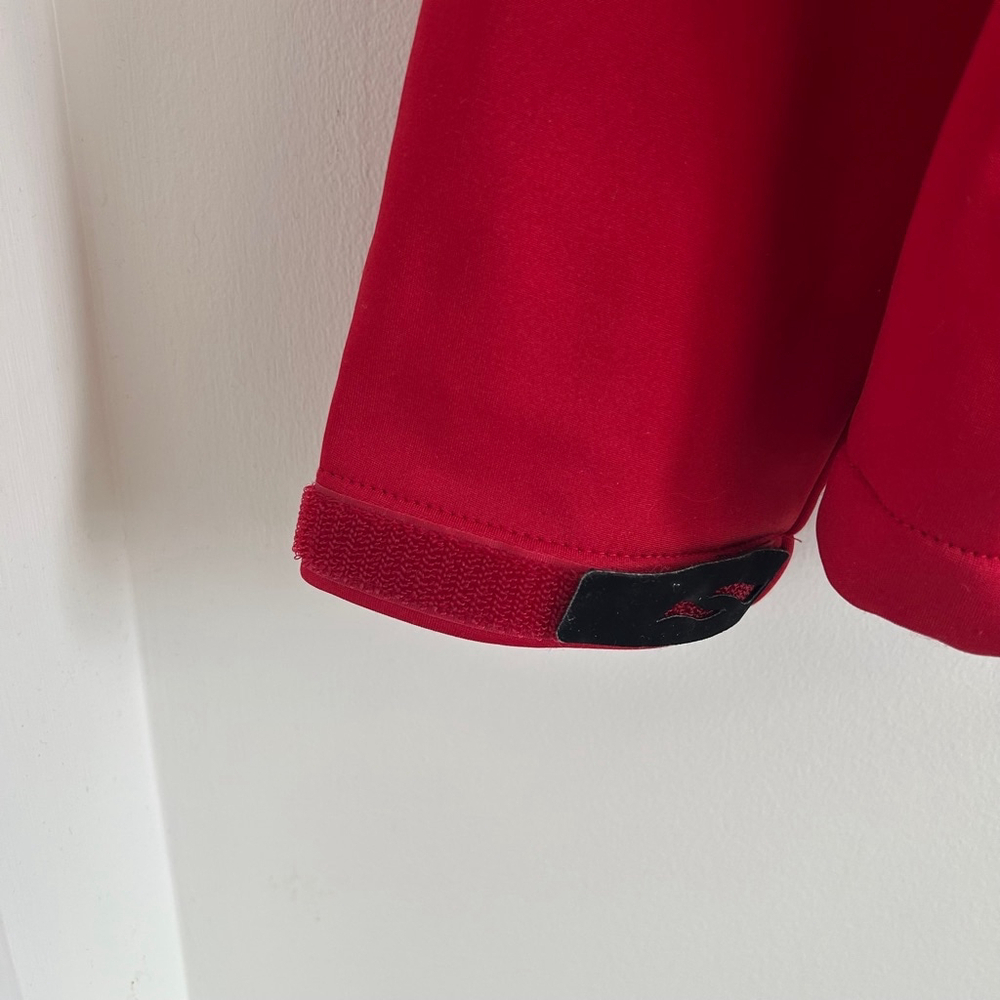 NWT Softshell Fleece Lined Waterproof Jacket Red Size Large - Picture 6 of 17